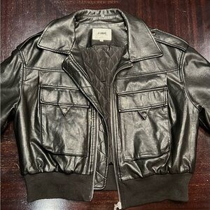 J.ING Black Leather Jacket